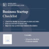 Business Startup Checklist