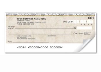 Check printing service